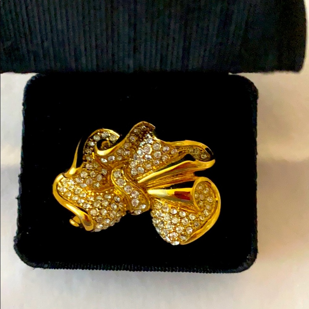 Joan Rivers Pave Bow Ring